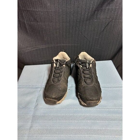 Columbia Black Zip Up Little Kids Winter Booties Size 13c used no box - Picture 2 of 5
